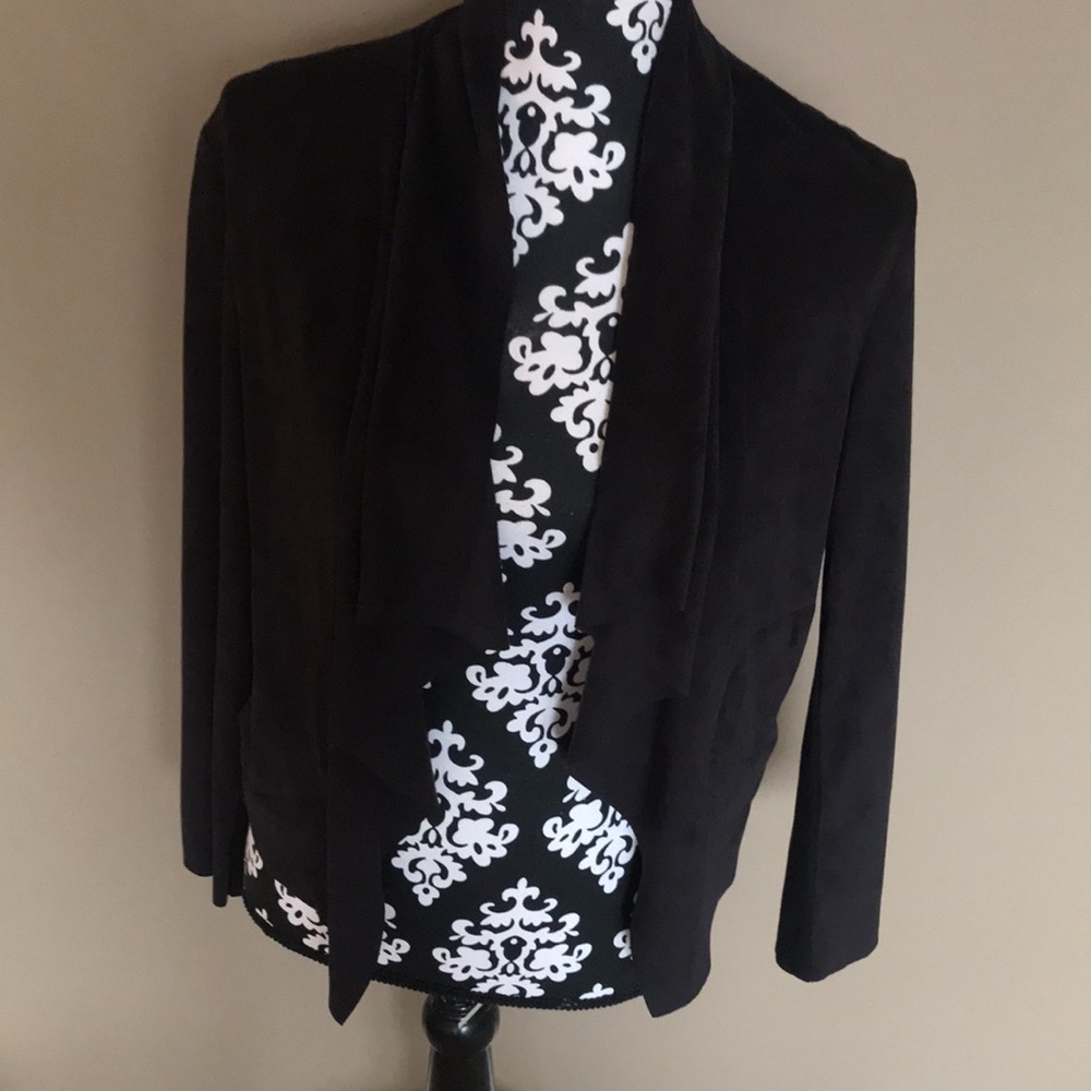 Just listed❤️ faux suede waterfall jacket